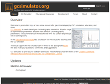Tablet Screenshot of gcsimulator.org